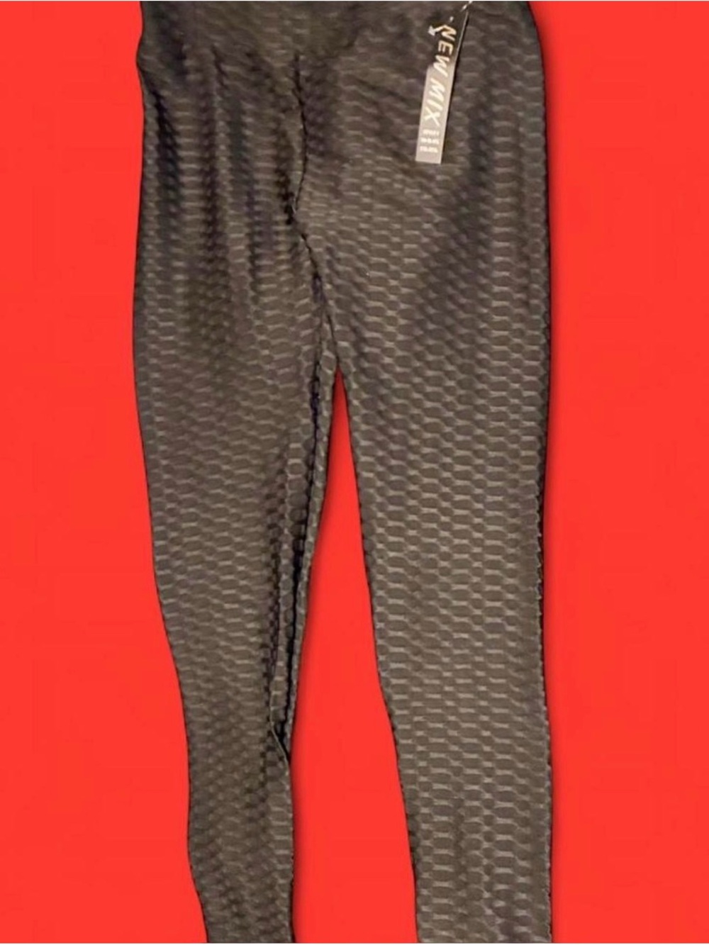 NWT New Mix Black Textured Pants 1X/2X